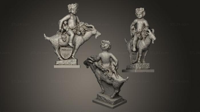 Статуэтки и статуи разные (STKR_0050) 3D модель для ЧПУ станка